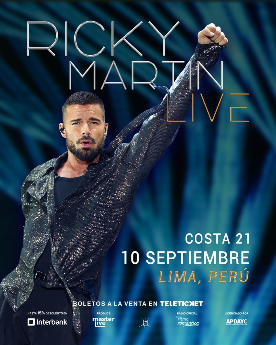Arte de Ricky Martin Live